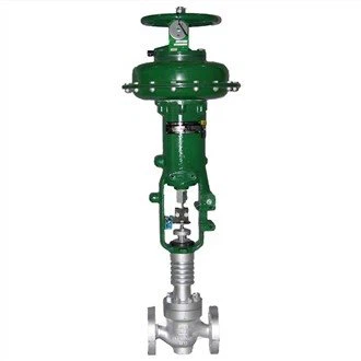 공압 벨로우즈 씰 단일 시트 제어 밸브